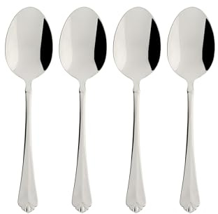 Oneida Juilliard Fine Flatware Dinner Spoons, 0.50 LB, Metallic