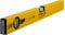 STABILA Wasserwaage Type 70, 50 cm, leichtes Alu-Profil, 1 Horizontal-Libelle, 1 Vertikal-Libelle, Made in Germany