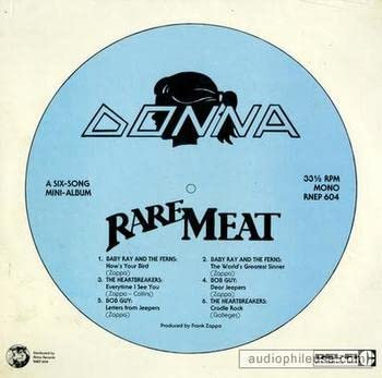FRANK ZAPPA - RARE MEAT - RHINO RNEP604 - 1983 - VINYL
