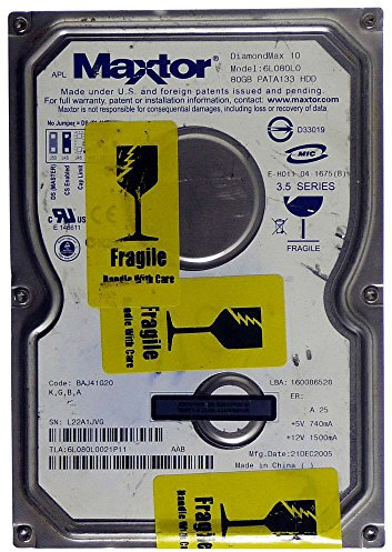 Maxtor 80 GB at DiamondMax Plus 9 Disque Dur Interne 10 6l080l0 pata133 IDE id12410