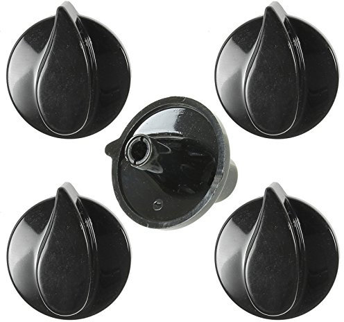 Belling Genuine Solitaire Country Chef Oven Cooker Hob Black Control Switch Knobs (Pack of 5)