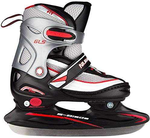 Nijdam Eishockeyschlittschuh Kinder (verstellbar) - 30-33