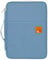 A4 Größe Reisen Dokument Fall Halter Brieftasche Datei Ordner Organizer Nachricht Tasche Hellblau