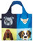 LOQI Artist Stephen Cheetham Dogs Bag Strandtasche, 50 cm, 20 liters, Mehrfarbig (Multicolour)