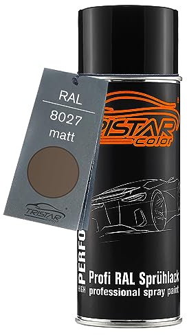 RAL 8027 Lederbraun matt Lack Spraydose | Sprühdose 400 ml, schnelltrocknend