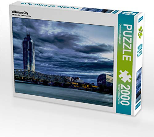 CALVENDO Puzzle Millenium City 2000 Teile Puzzle quer | 2000 Teile Lege-Größe 90 x 67 cm Foto-Puzzle für glückliche Stunden