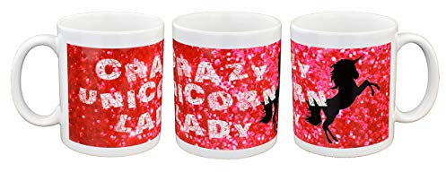GTR-Prestige Giftware Crazy Unicorn Lady Design Mug