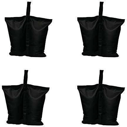 Rzmayis All Seasons Gazebos Weights, 4 Pack de Bolsas de Pesas de Grado Industrial, Carpa de Fiesta al Aire Libre Pesas para piernas para Pop Up Gazebo, Canopy, Carpa