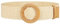 YUCFOREN Ceinture fine pour femme, ceinture élastique extensible avec boucle en bois de rotin tressé, Type 2-sable, 39W
