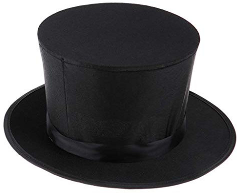 Schwarzer Zylinderhut für Kinder, Teenager, Jungen, Erwachsene, Geburtstagsparty, Komödie