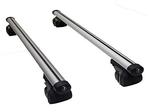UKB4C Aluminium Locking Roof Rack Cross Bars fits Skoda Karoq 2018-2020