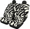 Wanyint Autositzbezüge mit klassischem Zebra-Tierdruck, vollständiges Set für Vorder- und Rücksitze, Autositze, Schutz für Damen, rutschfest, maschinenwaschbar, SUV, LKW, Lieferwagen, Limousinen,