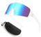 Karsaer Herren Fahrradbrille Sport Sonnenbrille Schnelle Brille Rave Sportbrille für Rennrad Laufen MTB Wandern mit UV400-Schutz
