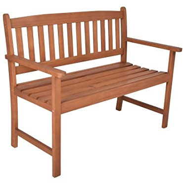 Dynamic24 Garden Pleasure Bank Promotion, 2-Sitzer, Holz Gartenbank Bank Garten Möbel