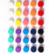 PYJLBX Magnete für Magnettafel, 30 Stück 10 Farben Magnet Kühlschrankmagnete, Magnete Stark Magnete Kühlschrank Tafel Magneten Kleine Mini Magnete Bunt Rund Magnete für Whiteboard Pinnwand Kühlschrank