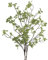 Ruidazon Künstliche Grünpflanzenstiele, 105 cm hoch, künstliche Pflanzen, Zweige, künstliche Grünpflanzen, Ficus-Zweige, Blatt für Zuhause, Garten, Geschäft, Büro, Schreibtisch-Dekoration, 2 Stück