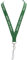 ROLSELEY Personalisierbares Umhängeband mit aufgedrucktem Text (Weiß/Silber) mit Sicherheitsverschluss - Grünes Schlüsselband mit individuellem Text