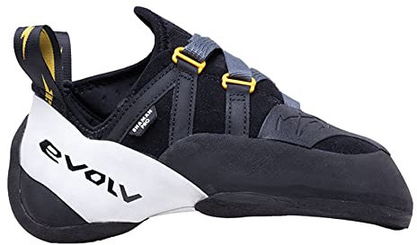 Evolv Herren Shaman Pro Kletterschuhe, Black-White, UK 8