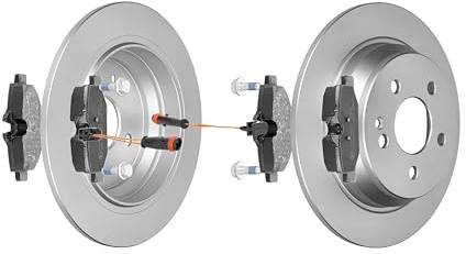 F.BECKER_LINE BREMSSCHEIBEN Ø296MM + BREMSBELÄGE HINTEN FÜR MERCEDES-BENZ VITO