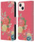 Head Case Designs Florece en Rosa Patrones de Rosas nostálgicas Carcasa de Cuero Tipo Libro Compatible con Apple iPhone 13