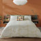 Orla Kiely Block Garden Bettwäsche-Set, Bettbezug und 1 Kissenbezug, Einzelbett, 137 x 200 cm, cremefarben