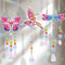 WUGU Diamond Painting Sonnenfänger Windspiel Bastelsets, 5D Diamond Doppelseitige Painting Anhänger, Fensterdeko Gartendeko Bastelhandwerk (Vogel+Schmetterling+Libelle)