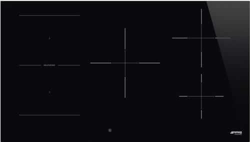 SMEG SI1M4954D, Piano cottura a induzione UNIVERSALE, Black glass