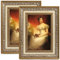 Esdallina 10x15 cm Bilderrahmen (2er-Pack) Fotorahmen im Retro-Design Klassisch einfaches Home-Office-Dekor