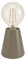 EGLO Tischlampe Asby, Deko Tischleuchte japanisch, Nachttischlampe aus Holz in Dunkelbraun, Tisch Lampe für Wohnzimmer und Schlafzimmer, FSC-zertifiziert, E27 Fassung