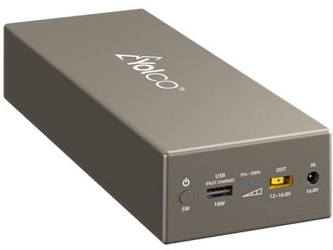 YOLCO CSX5 Externe Batterie für tragbare Kühlboxen – Grey, Akkubetrieb, Aufladbar, Kompatibel mit 12V/230V Kompressor-Kühlboxen