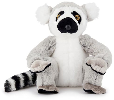 Zappi Co Ringi der Katta Plüschtier (22cm) Ringelschwanz-Kumpel - Weich, Kuschelig, 100% Recycelt - Madagassische Freude