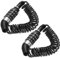 2 Pièces Antivol de Casque Moto, Cadenas Vélo, Câble de 150 cm avec Combinaison à 4 Chiffres, Revêtement PVC, Antivol pour Casque Moto, Vélo, Trottinette Électrique