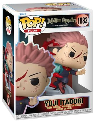 Funko POP! Plus: Jujutsu Kaisen (JJK) - Yuji Itadori | Offizielles Anime Merch - Vinyl Sammelfigur als Regal Deko - Geschenkidee zum Geburtstag für Fans und Sammler