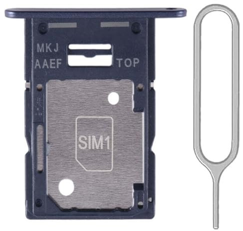 iReplaceParts SIM Tray Replacement Dual Sim Holder Slot Rubber Gasket With Sim Tray Ejector Tool For Samsung Galaxy A15 4G/5G (Black)