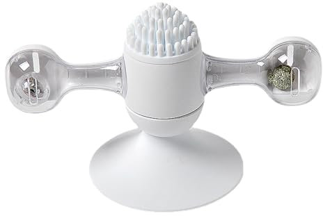 Moulin à vent pour chat - Jouet interactif avec à chat - Moulin à vent avec balle rotative - Jouet interactif avec dents dentelées et boule moyenne
