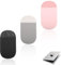 3pcs Universal Stick-On Mouse Pouch, Reusable Stick On Mouse Holder Slim Mouse Cover Wireless Mouse Pocket Adhesive Mouse Case for Computer Laptop Storage Bag Office Worker