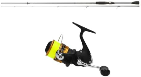 Ultralight Barsch & Forellen Spinncombo Cormoran Power Creek UL 2,10m 3-14g + FX 2000C Angelrolle mit Mono Angelschnur