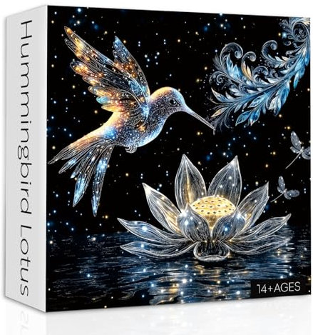 Kolibri-Lotus-Puzzle, 1000 Stück