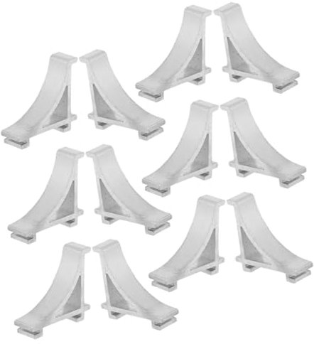 LIFKOME 12pcs Fridge Freezer Shelf Clips Metal Clamp Hooks for Refrigerator Support Easy Install