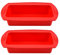 huiyoujiu 2 Pack Loaf Tins, Silicone Bread & Loaf Tins, Temperature Resistant & Non Stick Silicone Bread Mould, Baking Trays for Baking Loaves, Cakes or Breads (27×13×6.5cm)