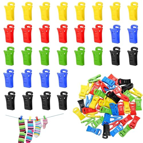 BYTLEOUTJ Sock Clips for Washing Machine and Dryer Set, 4 Pieces Shopping Trolley Token Key Ring Made of Zinc Alloy, Shopping Trolley Remover for Pull-Out, Silver Shopping Chip, NO, NO