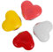 Holibanna 4pcs Heart Shaped Toilet Tank Button Replacement Easy Installation Love Heart Design for Bathroom Decor Durable Adhesion Multifunctional Toilet Flush Lever Handle