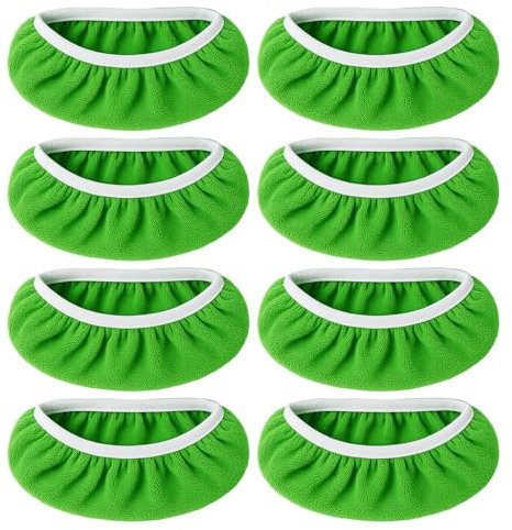 8 Lingettes Réutilisables pour Swiffer - Microfibre Lavable - Compatible Sols Secs/Humides (Bois, Carrelage, Marbre) - Serpillère pour Balai Sweeper