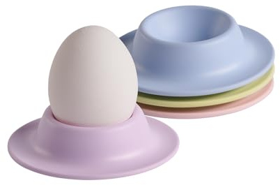 APS 85298 - EGGY - Eierbecher 4er Set, 8,50 x 8,50, Höhe 4,50 cm, Melamin, bunt matt
