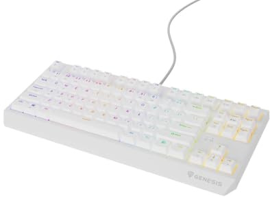 Tastatura Genesis Thor 230 TKL B alb NKG-2080 (timbru verde 0.8 lei)