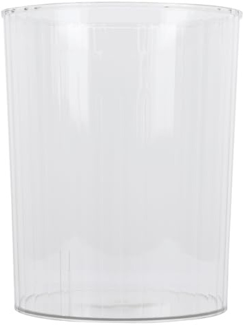 DOITOOL Bote de Basura Transparente para Cocina para Arreglos de Flores y Almacenamiento de Papel Usado