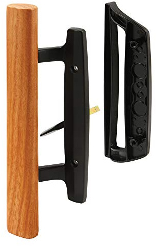 PRIME-LINE C 1131 Glasschiebetürgriff-Set, Schwarz, 1 Pack
