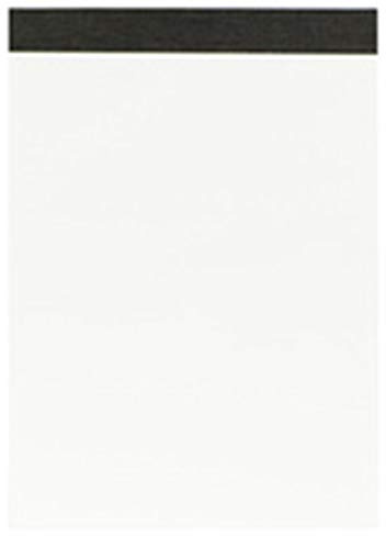 Notizblock ohne Deckblatt, A6, blanko, ECF, 50 BlattBlatt, 70g/qm, weiß