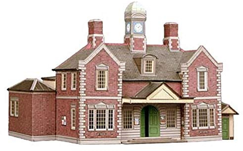 Superquick Terminus Building or Through Station 1/72 OO/HO - Card Model Kit