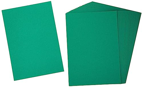 Clairefontaine - Ref 97479C - Maya Coloured Smooth Drawing Paper (Pack of 25 Sheets) - 270gsm Paper - A4 (29.7 x 21cm) - Antique Green Colour - Deep Dyed, Acid Free, pH Neutral
